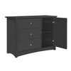 Crescent 3 Drawer Combo Dresser, Gray (#K3911)