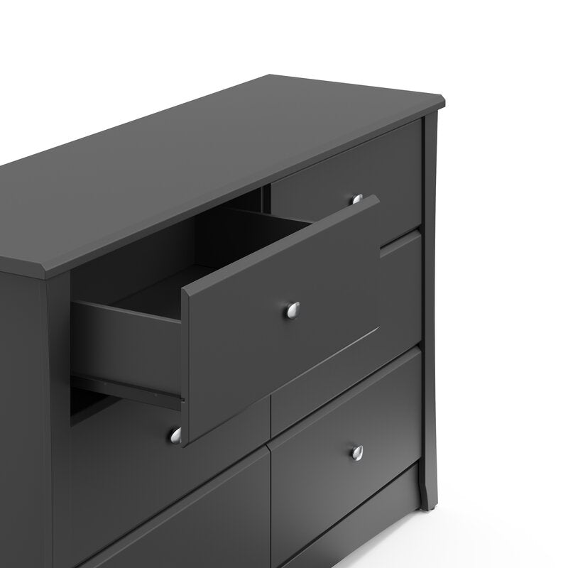 Crescent 6 Drawer Double Dresser *AS-IS*