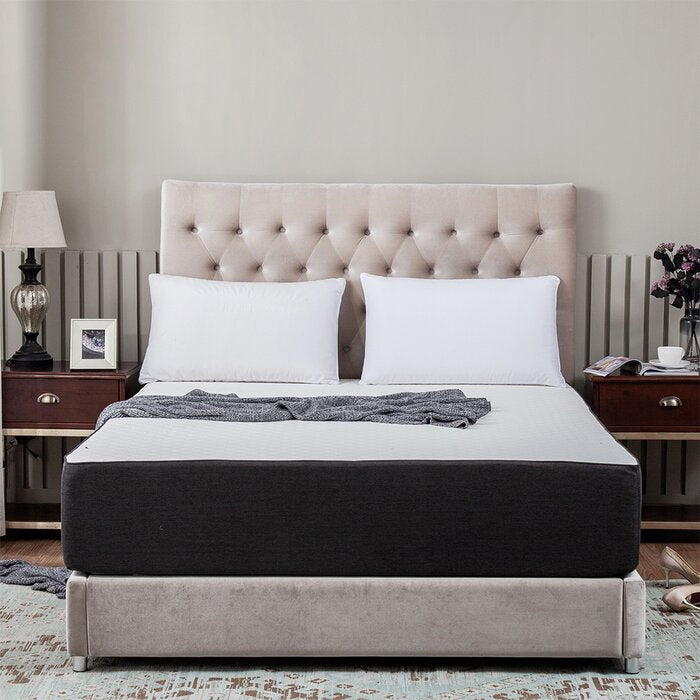 75'' W x 80'' L Cromwell 12'' King Medium Gel Memory Foam Mattress
