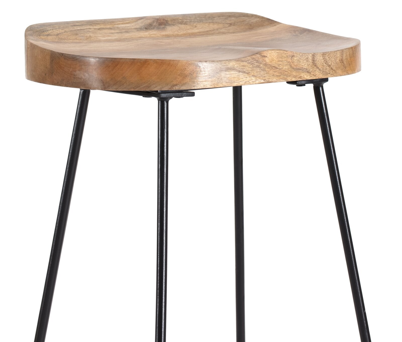 Crooke solid wood bar clearance stool