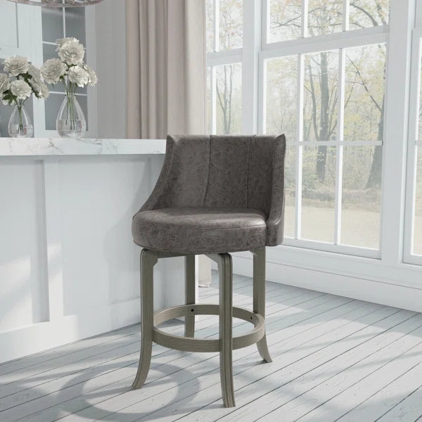 Gray Croskey Swivel Extra Tall Stool