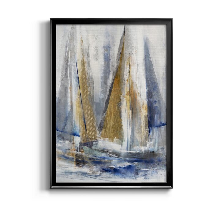 26.5" H x 36.5" W x 1.5" D Cruising Picture Frame Print on Canvas