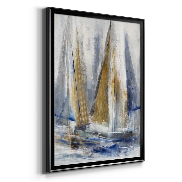 26.5" H x 36.5" W x 1.5" D Cruising Picture Frame Print on Canvas