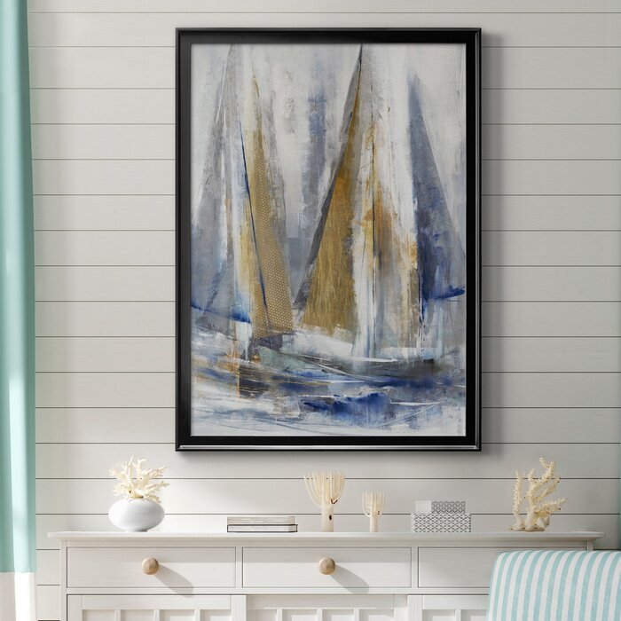 26.5" H x 36.5" W x 1.5" D Cruising Picture Frame Print on Canvas