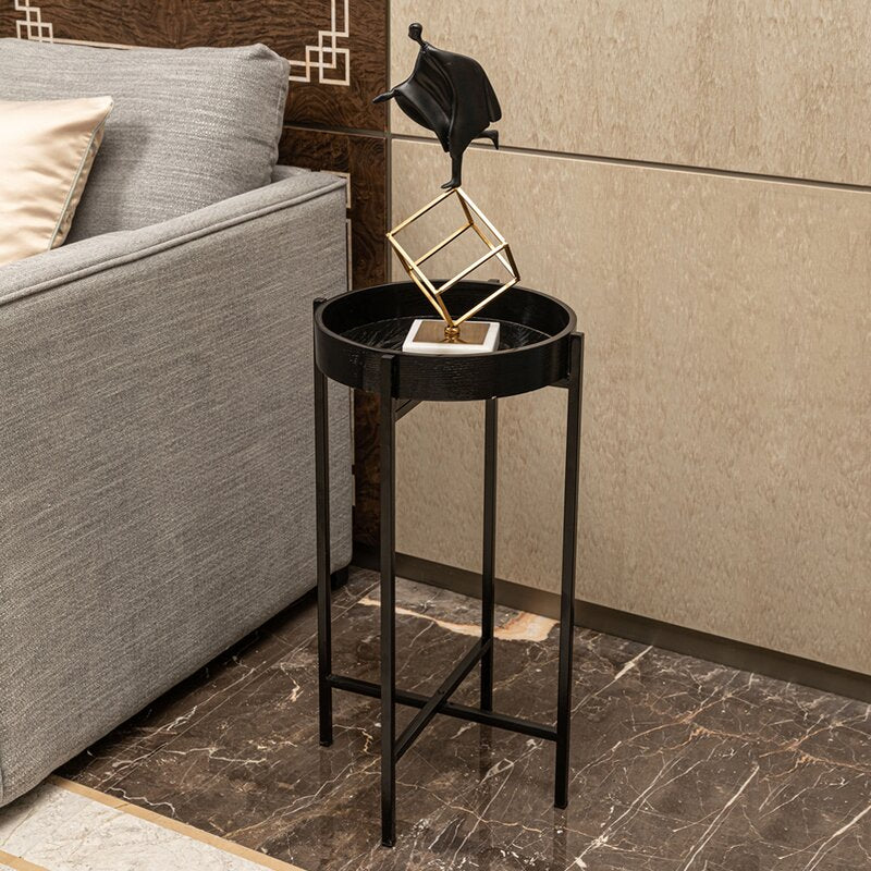 Black Cueto Tray Top End Table