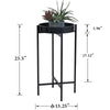 Black Cueto Tray Top End Table