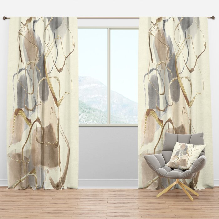 52" W x 84" L Curtain, 4 Panels