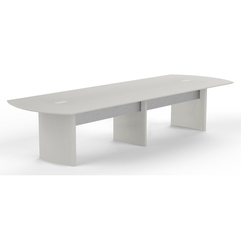 29.5" H x 96" L x 42" W Textured Sea Salt Curved End Conference Table Top ONLY SHB244