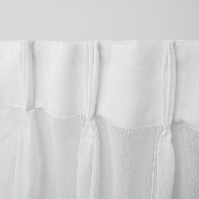 27" x 108" Cushing Polyester Sheer Curtain Pair (Set of 2)