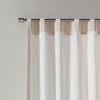 Cyma Solid Color Room Darkening Thermal Rod Pocket Single Curtain Panel (Set of 2)