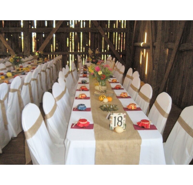 120" L x 15" W D'Angelo Burlap Table Runner HAS265