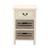 Cream Dall 3 Drawer Nightstand #LX3006