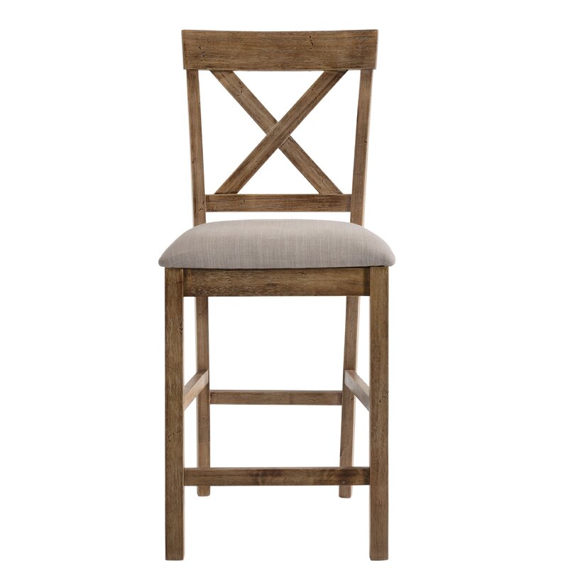 Weathered Oak Dampier 26" Counter Stool (Set of 2) CYB207