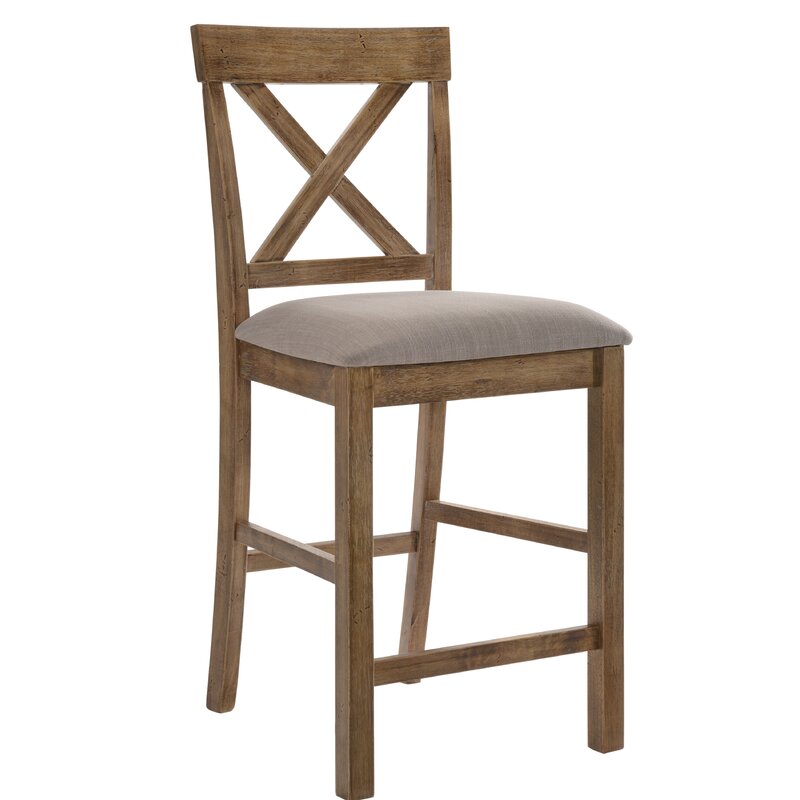 Weathered Oak Dampier 26" Counter Stool (Set of 2) CYB207