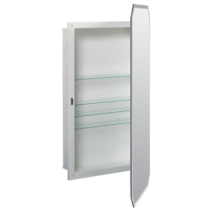 30.5" H x 16.5" W x 4.5" D Danieljames Recessed Frameless Medicine Cabinet