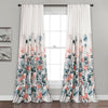 Daniella Floral Room Darkening Thermal Rod Pocket Curtain Panels (Set of 2), B49-DS30