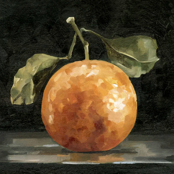 Dark Orange Deux I by Emma Caroline - Wrapped Canvas Painting,  12" H x 12" W x 1.25" D