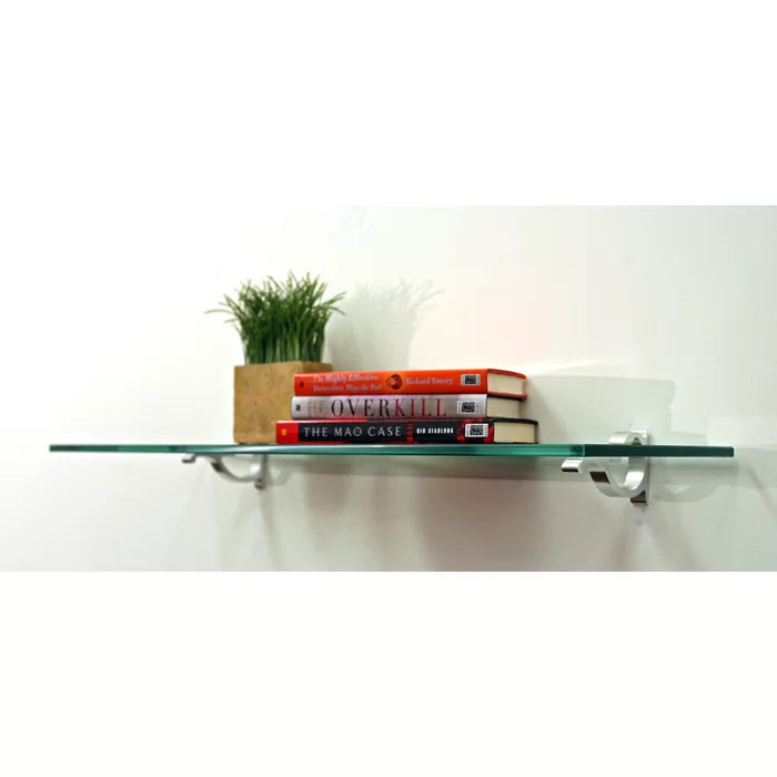 27" W x 6" D Black Dasheika Wall Shelf