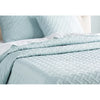 Full/Queen Coverlet + 2 Shams Blue Dastan Microfiber Reversible Modern & Contemporary Coverlet / Bedspread Set