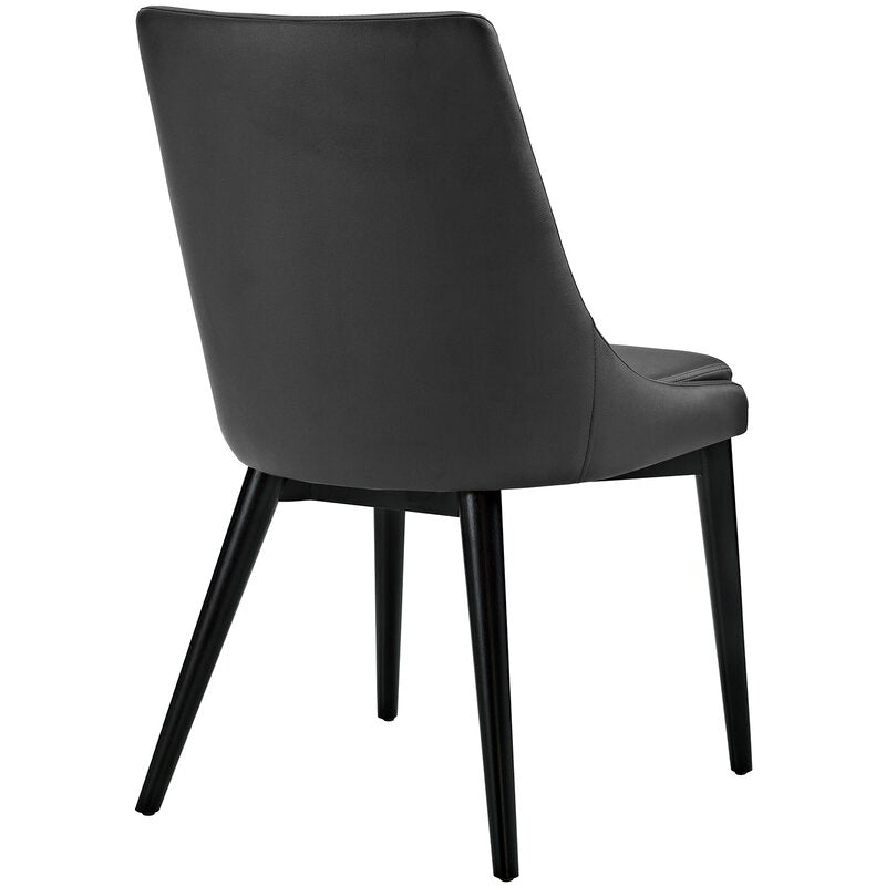 Black Daymien Stacking Chair