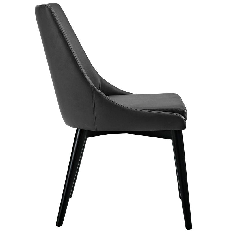 Black Daymien Stacking Chair