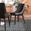 Black Daymien Stacking Chair