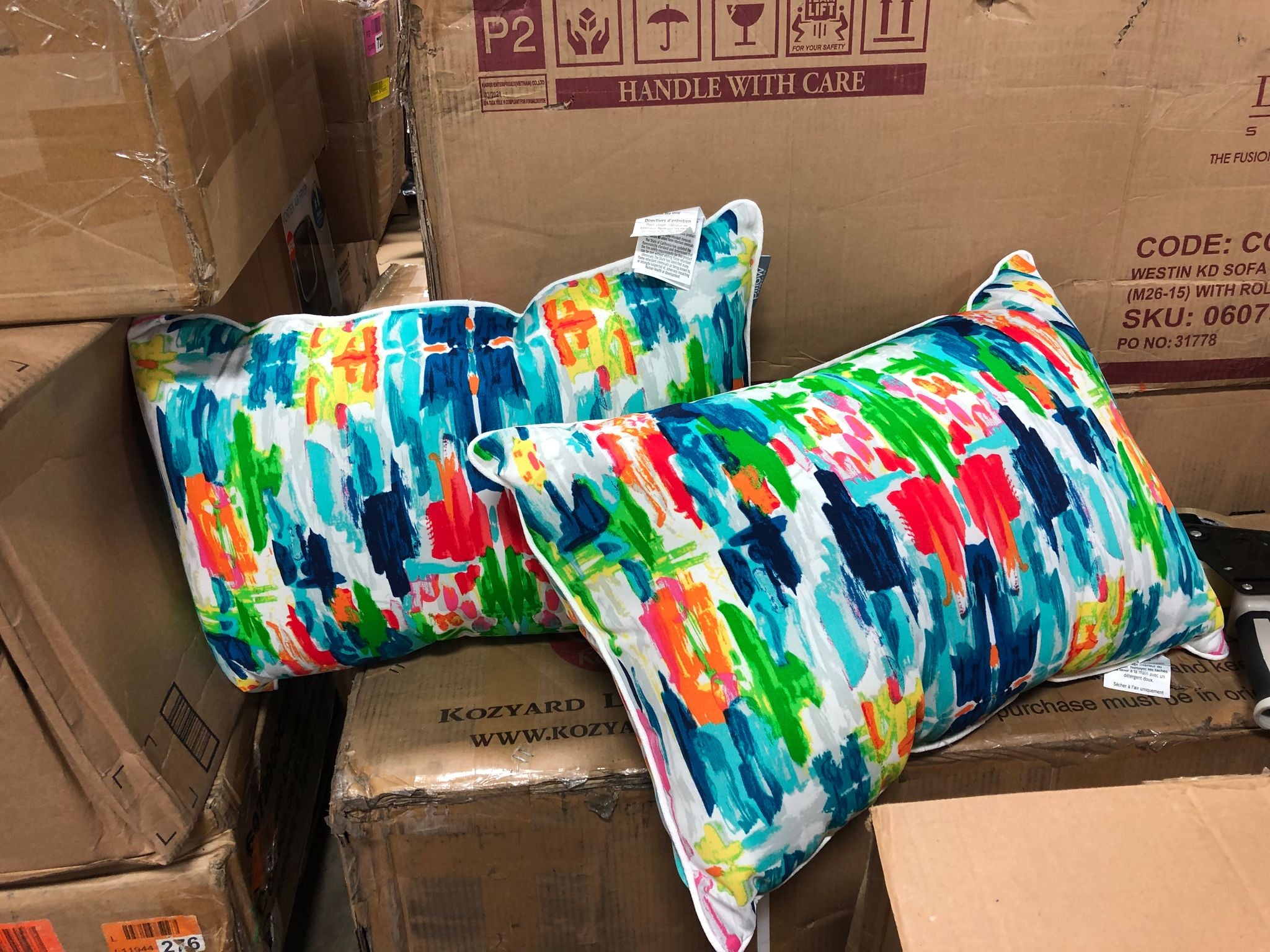 Abelino Outdoor Rectangular Pillow Cover and Insert (Set of 2) MG570