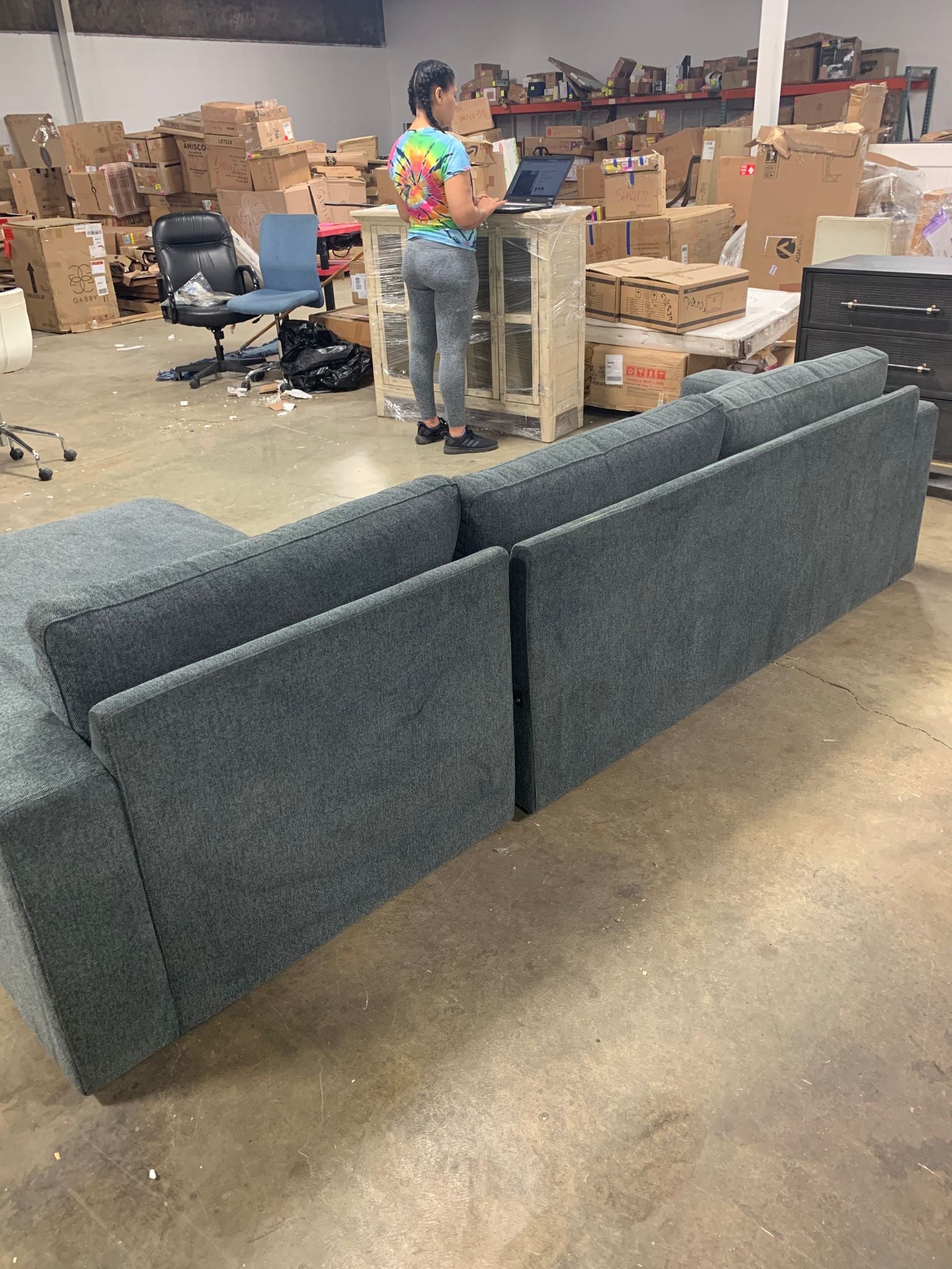 Benedict 115" Wide Sofa & Chaise CYB551