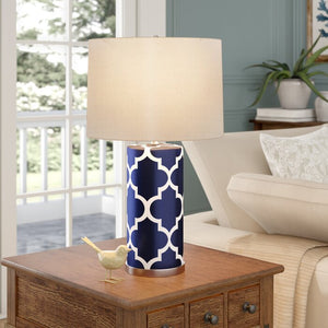 Dearborn 27" Table Lamp, Navy Blue (#285)