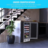 115 Cans (12 oz.) Convertible Beverage Refrigerator with Wine Storage