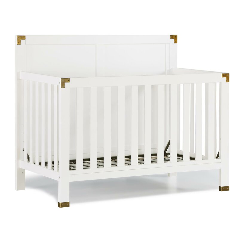 White Delafuente 4-in-1 Convertible Crib CYB159