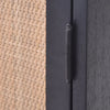 Black/Brown Delancey 34'' Tall 2 - Door Accent Cabinet