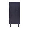 Black/Brown Delancey 34'' Tall 2 - Door Accent Cabinet