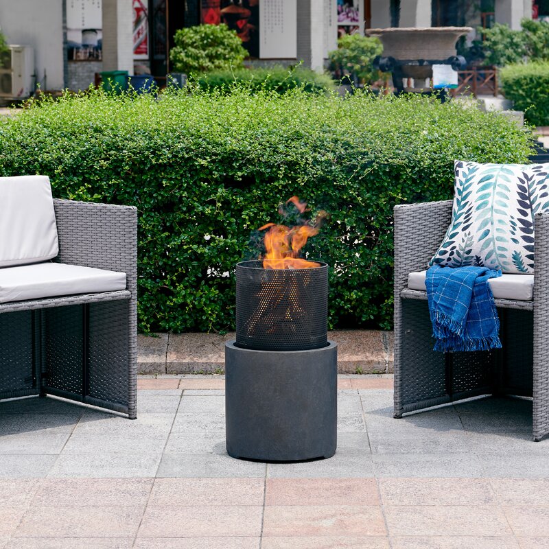 Delshire Polyresin Wood Burning Fire Pit - #8372T