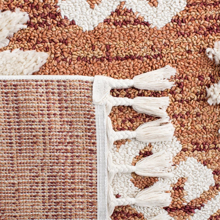 Demartino Southwestern Area Rug in Orange/Ivory, Rectangle 8' x 10 ...