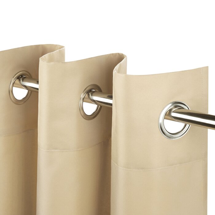 52" W x 96" L Dencie Polyester Curtain, (Set of 2)