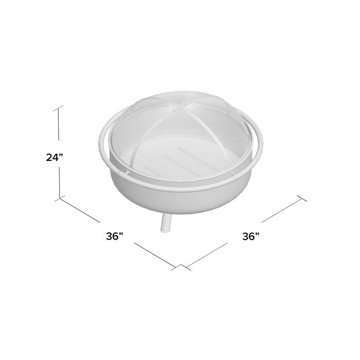Derbyshire Steel Wood Burning Fire Pit LX5696