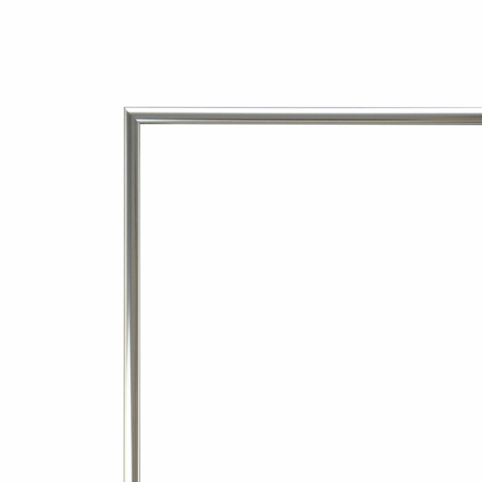 29.75" H x 64.75" W Derosier Rectangle Metal Wall Mirror