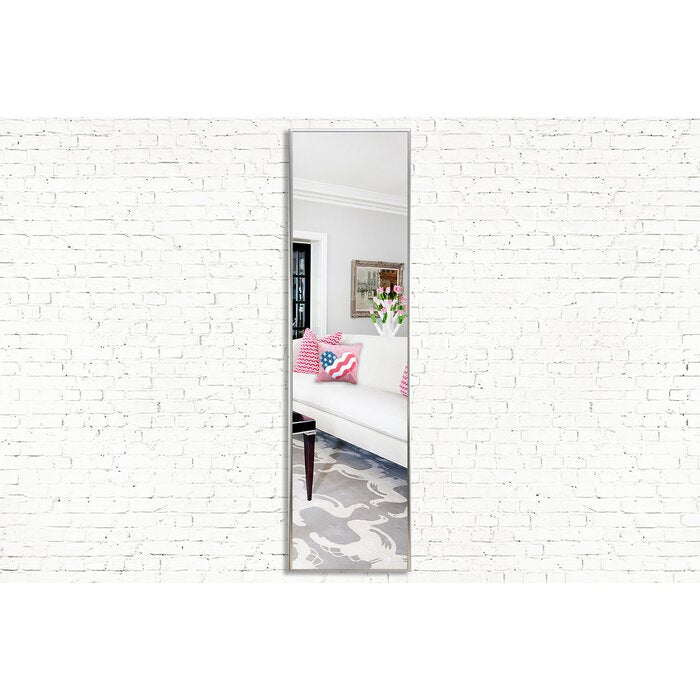 29.75" H x 64.75" W Derosier Rectangle Metal Wall Mirror
