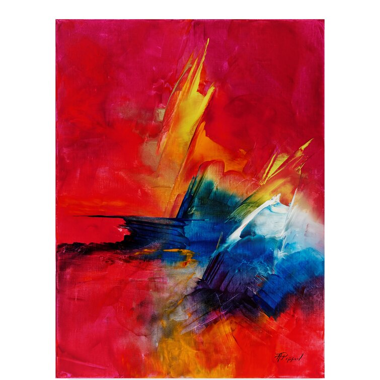 32" H x 24" W x 2" D Desert Dance by Aleta Pippin - Print on Canvas