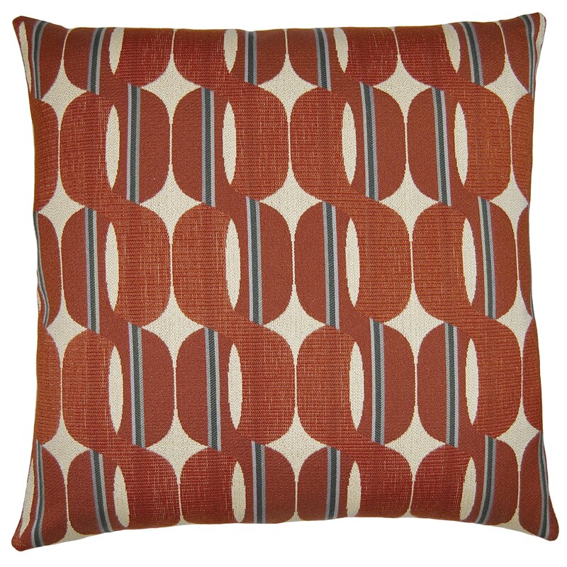 20" x 20" Designer Tang Rings Pillow Cover and Insert