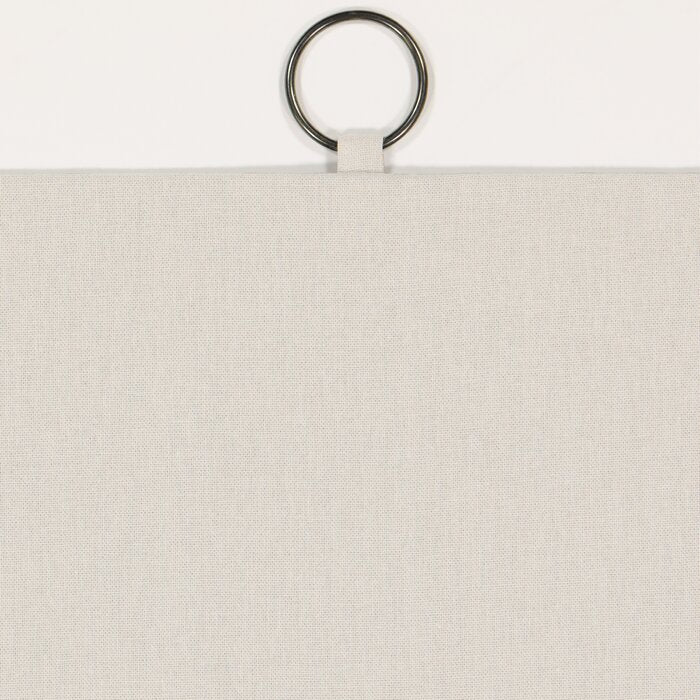 50" W x 108" L Destini 100% Cotton Solid Semi-Sheer Rod Pocket Single Curtain Panel