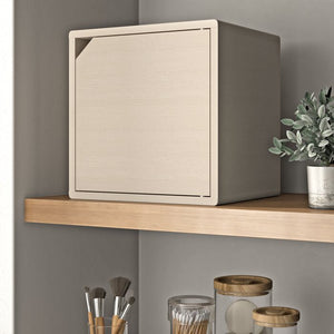 Devon Storage with Door Manufactured Wood Box, White (#368)