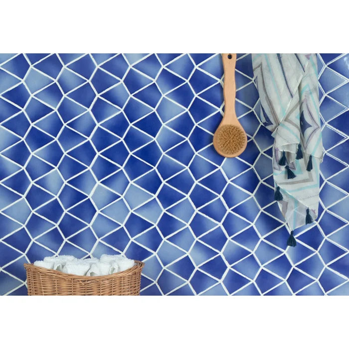 Diamond Series 2" x 3" Porcelain Mosaic Tile, (11 Pieces)