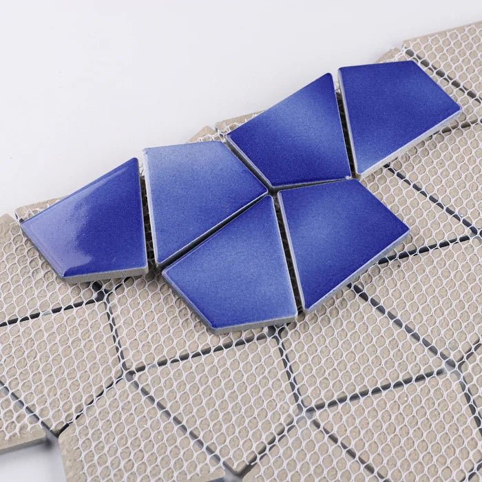 Diamond Series 2" x 3" Porcelain Mosaic Tile, (11 Pieces)