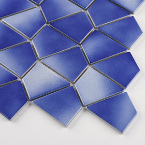 Diamond Series 2" x 3" Porcelain Mosaic Tile, (11 Pieces)