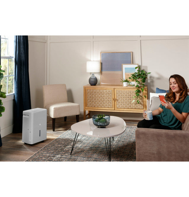 50 Pint ENERGY STAR® Portable Dehumidifier with Smart Dry for Wet Spaces