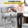 Dog Bath Tub Pet Dog Cat Washing Station Grooming Bath Tub Stainless Steel *AS-IS*