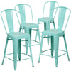 Load image into Gallery viewer, SET OF 4 Dovercliff counter stool #9036