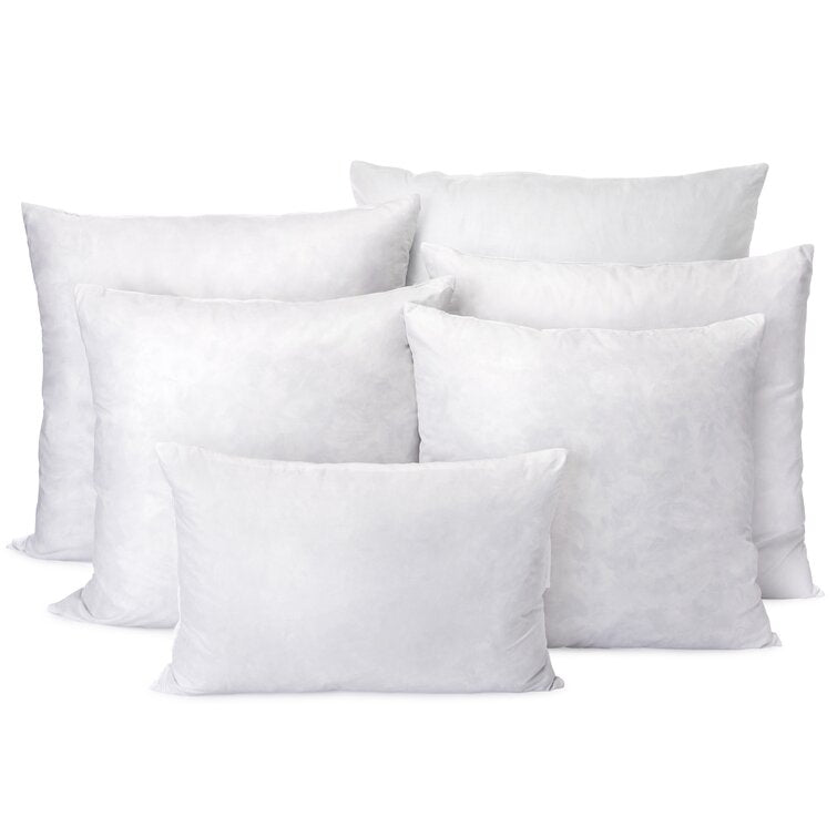 20" H x 20" W x 5" D Down Pillow Insert, (Set of 2)
